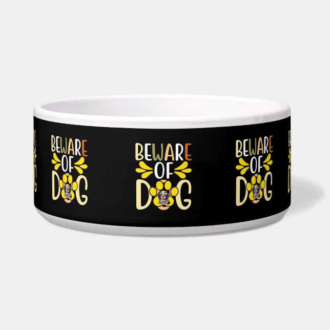 Tigela Cuidado Com O Cão (Frente)