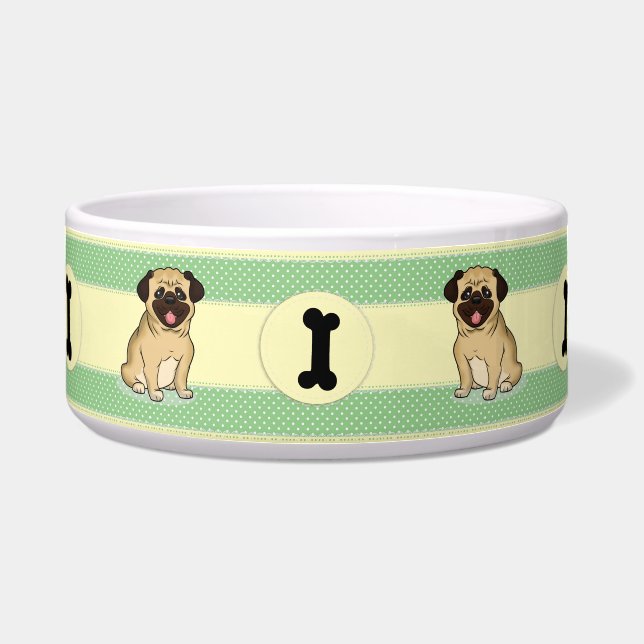 Tigela Cuppies, Ossos e Bolinhas (Frente)