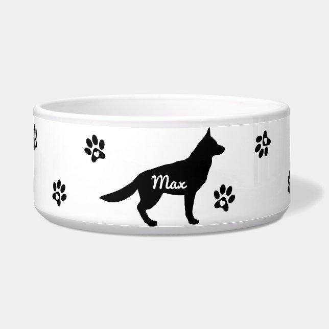 Tigela Custom German Shepherd Dog  (Frente)