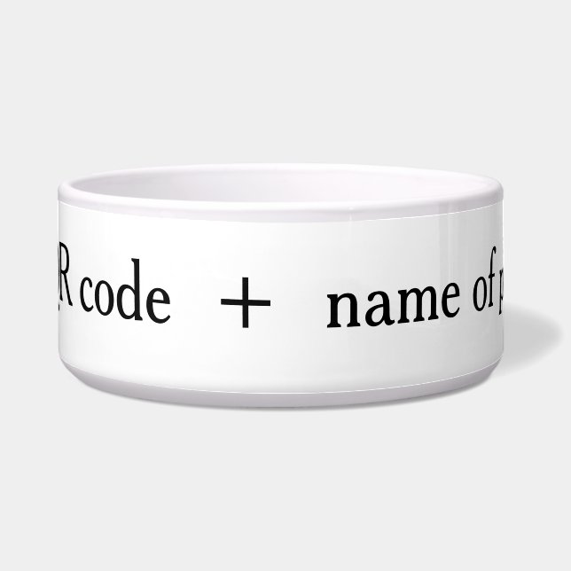 Tigela customized pet collar  (Frente)