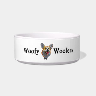Tigela Cute Welsh Corgi Dog Bowl