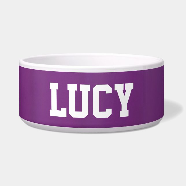 Tigela Da "bacia roxa do cão uva" (Frente)