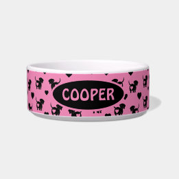 Tigela Dachshund Love comida Water Bowl