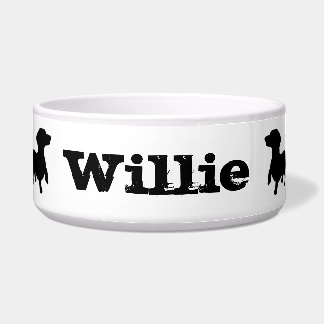 Tigela Dachshund Love Pet Bowl - (Frente)