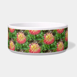 Tigela Dahlia Pet Bowl, rosa e amarelo