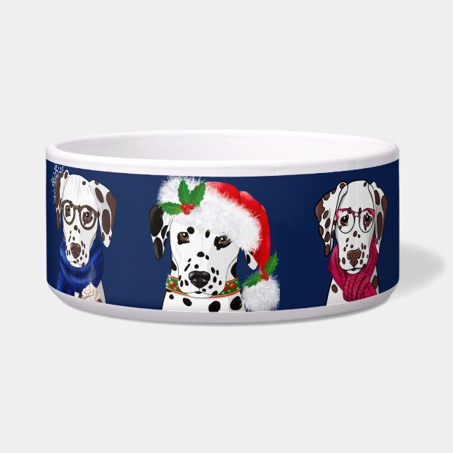 Tigela Dálmatas de Natal (Frente)