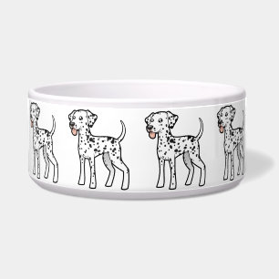 Tigela Dalmatian dos desenhos animados