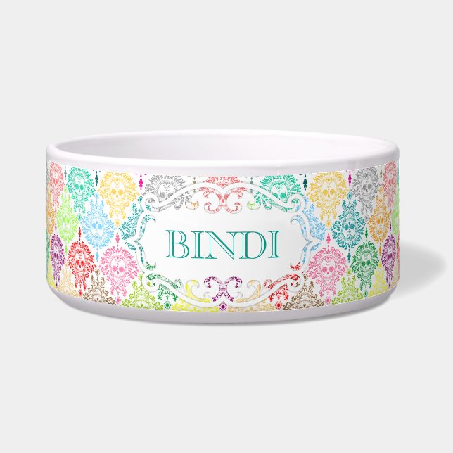 Tigela Damasco inoperante - bacia conhecida feita sob (Frente)