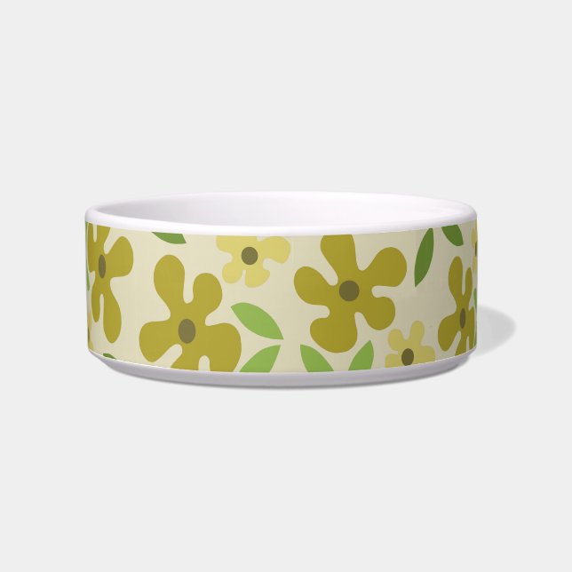 Tigela de Água para Gato Flor de Tan (Frente)