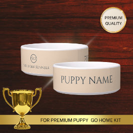 Tigela de Água Personalizada para Cachorro com Nom