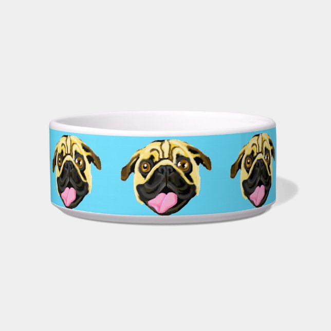 Tigela de Cachorro Com Imagem de Cachorro (Frente)