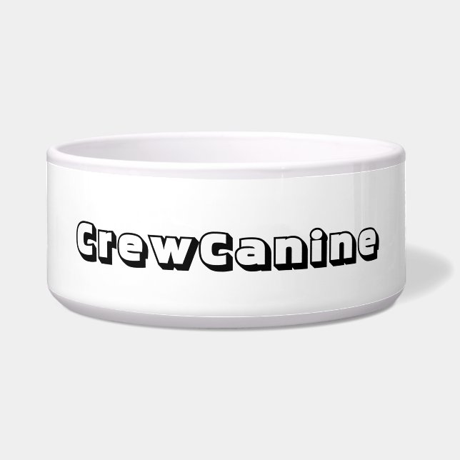 tigela de cães da Cana-de-Cana (Frente)