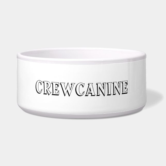 tigela de cães da Cana-de-Cana (Frente)