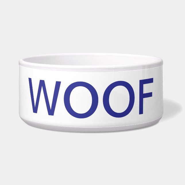 tigela de cão WOOF (Frente)