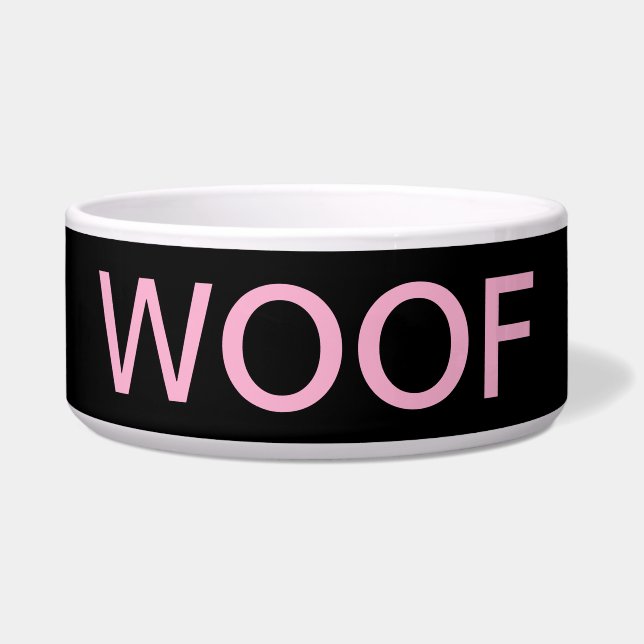 tigela de cão WOOF (Frente)