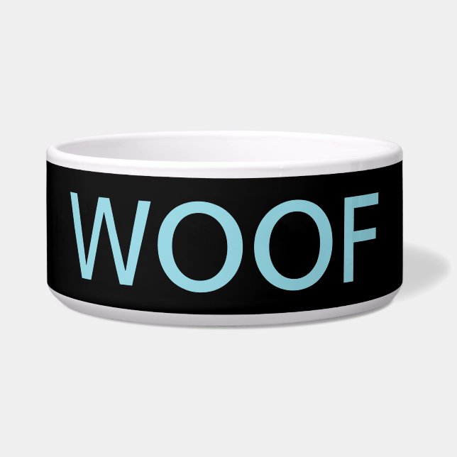 tigela de cão WOOF (Frente)