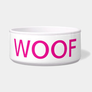 tigela de cão WOOF