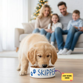 Tigela de Cerâmica com Nome Personalizado para Ani