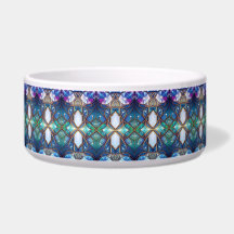 Tigela de Cerâmica Decorativa Azul para Animais de