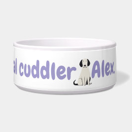 Tigela de Cerâmica Grande Personalizável para Cães