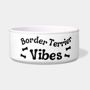 Tigela de Cerâmica para Cachorro Border Terrier Vi