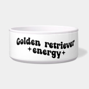 Tigela de Cerâmica para Cachorro Energia Golden Re