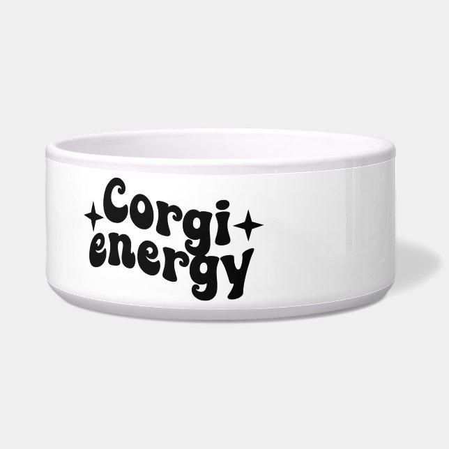 Tigela de Cerâmica para Cães Corgi Energy (Esquerda)