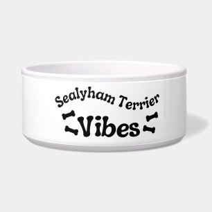 Tigela de Cerâmica para Cães Sealyham Terrier Vibe
