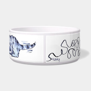 Tigela de Cerâmica para Gato com Fio