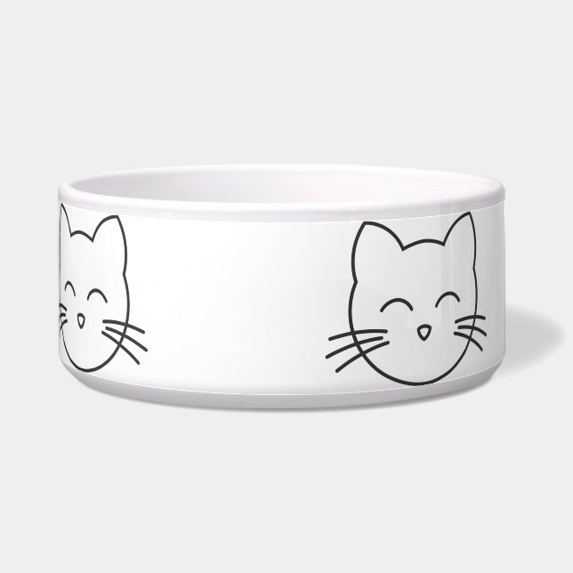 Tigela de cerâmica para gato de estimação (Direita)