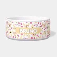 Tigela de Cerâmica Personalizada para Animais de E