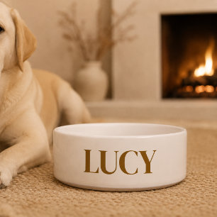 Tigela de Cerâmica Personalizada para Animais de E