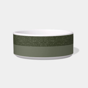 Tigela de Cerâmica Personalizada Verde Musgo para