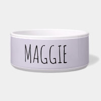 Tigela de Cerâmica Rosa Lavanda Personalizada para