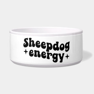 Tigela de Cerâmica Sheepdog Energy para Cachorro