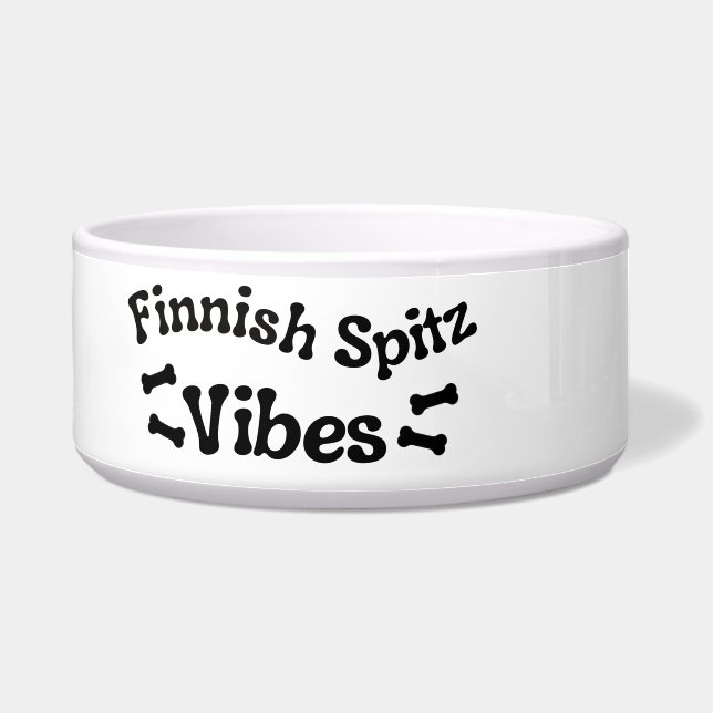 Tigela de Cerâmica Vibes Finnish Spitz (Esquerda)