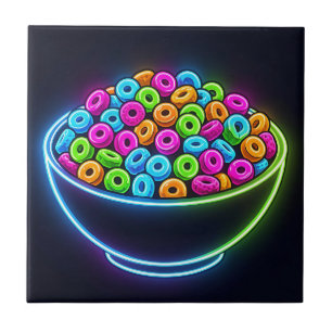 Tigela de Cereal Neon Glow