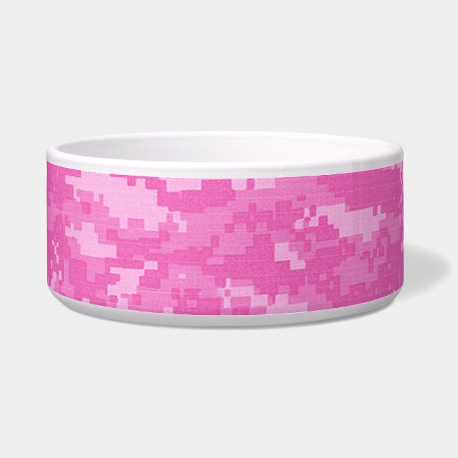 Tigela de comida para cães e gatos camuflada ARMY  (Frente)