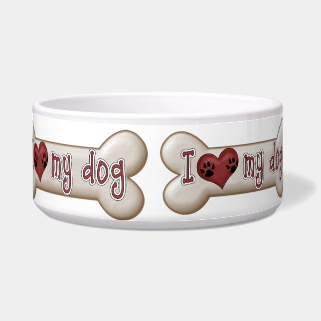 Tigela de comida para cão (Frente)