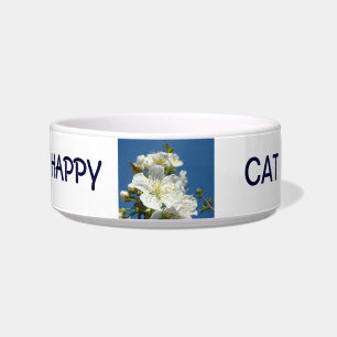 Tigela de comida para gato FELIZ tigelas de água F