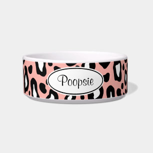 Tigela de comida personalizada para cães e gatos e