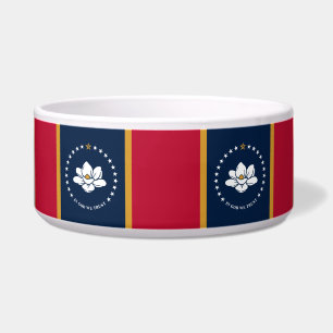 Tigela de Estimação da Bandeira do Mississippi