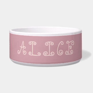 Tigela de estimação personalizável
