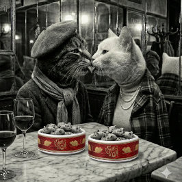 Tigela de Gato Personalizada com Esmalte Rubi La S