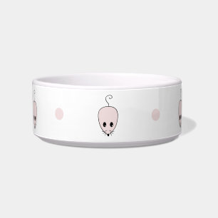 Tigela de Gato Rato Rosa