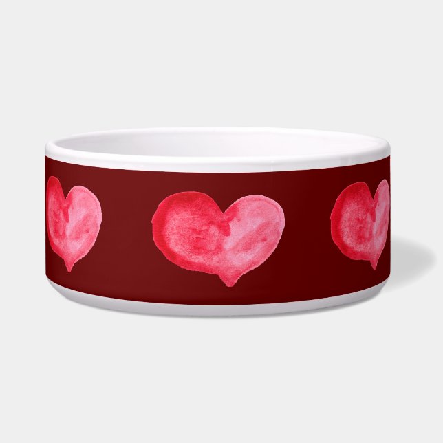 Tigela de louça para cachorro HUG | m3galleryStudi (Frente)