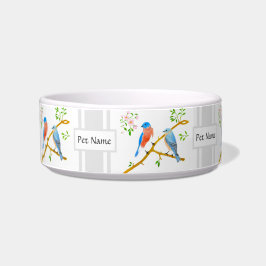 Tigela de Pet com Azulejos e Texto