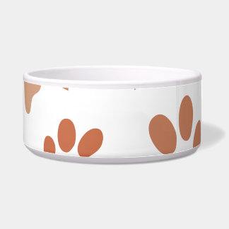 Tigela de Pet com Pegada de Pata Grande