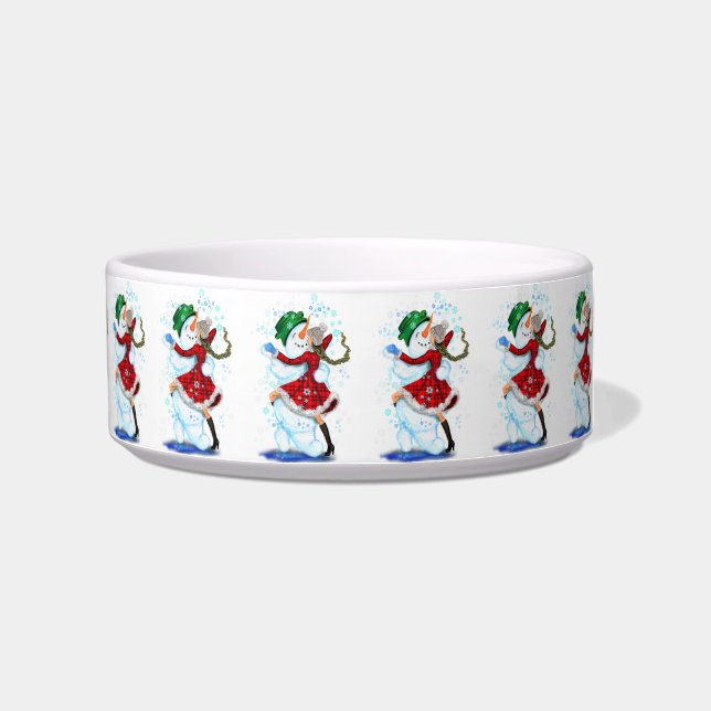 Tigela de Pet dos Dançarinos de Natal (Direita)