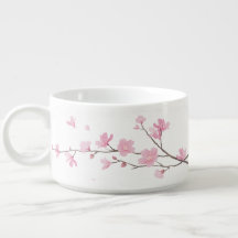 Quadrado - Flor de Cereja - Fundo Transparente